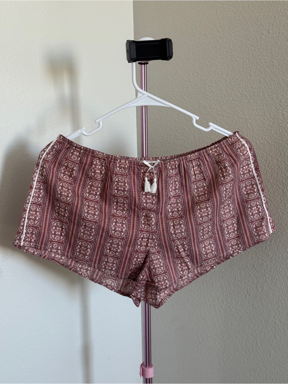 Victoria’s Secret Tassel Shorts - Paisley Pattern
